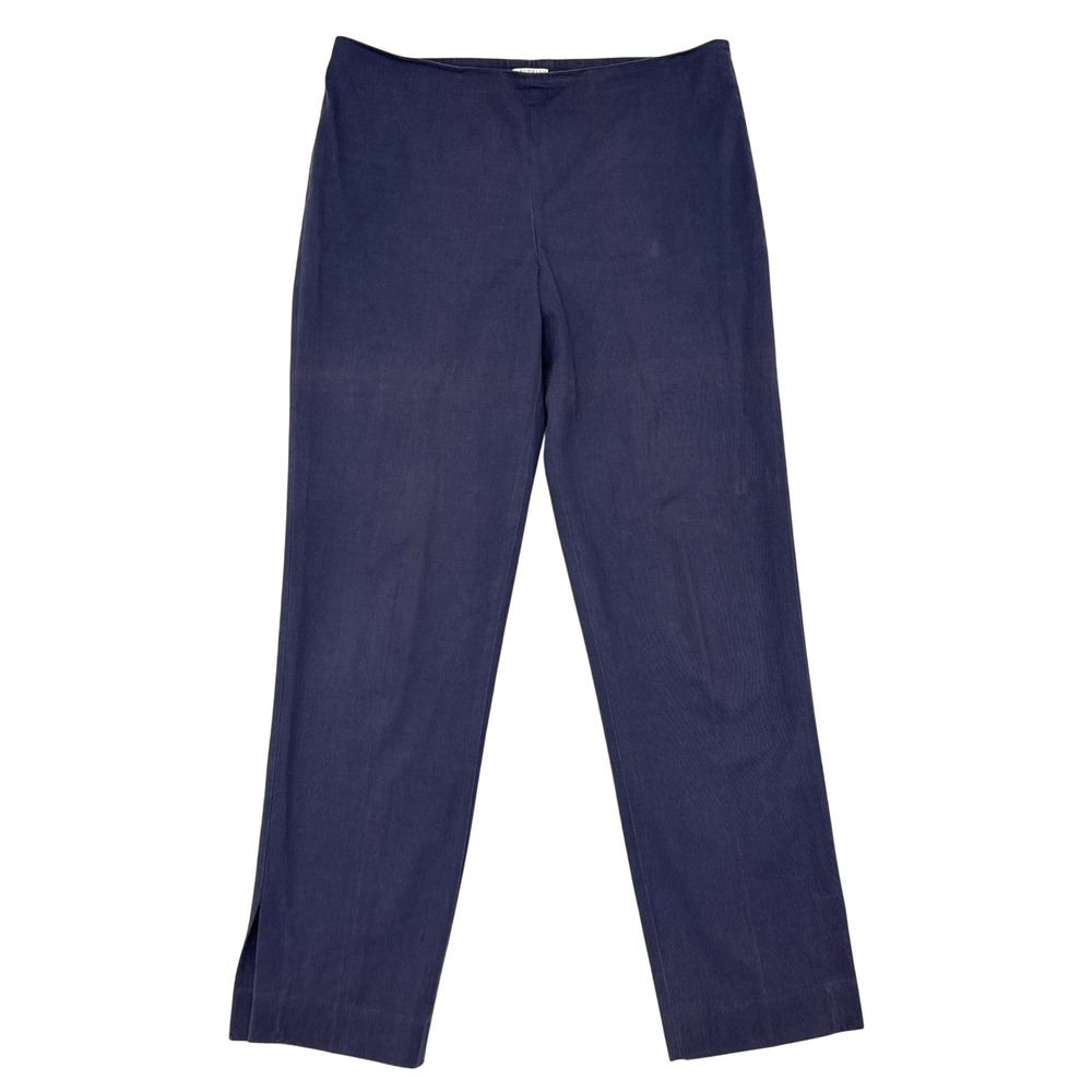 Brunello Cucinelli Pants Womens Size 10 US Navy Blue Career Mature Made in Italy
